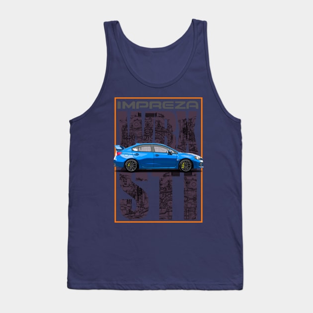 Wrx Impreza Tank Top by HappyInk